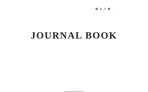 Journal Book template preview