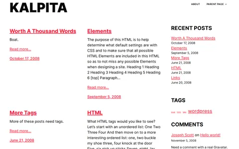 Kalpita template preview