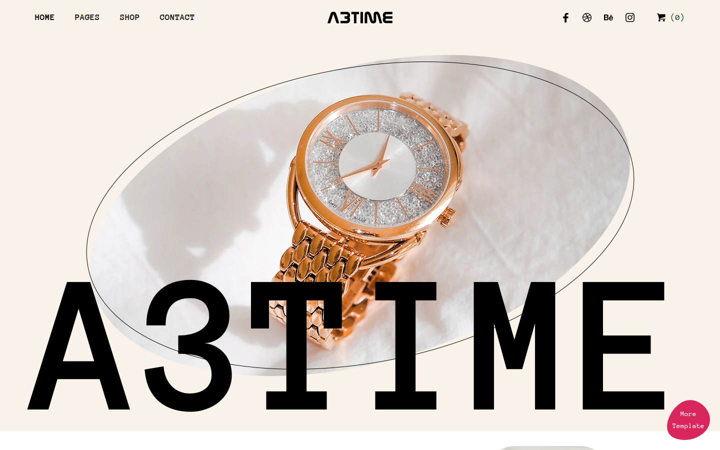A3time - Retail & E-Commerce Website Template template preview