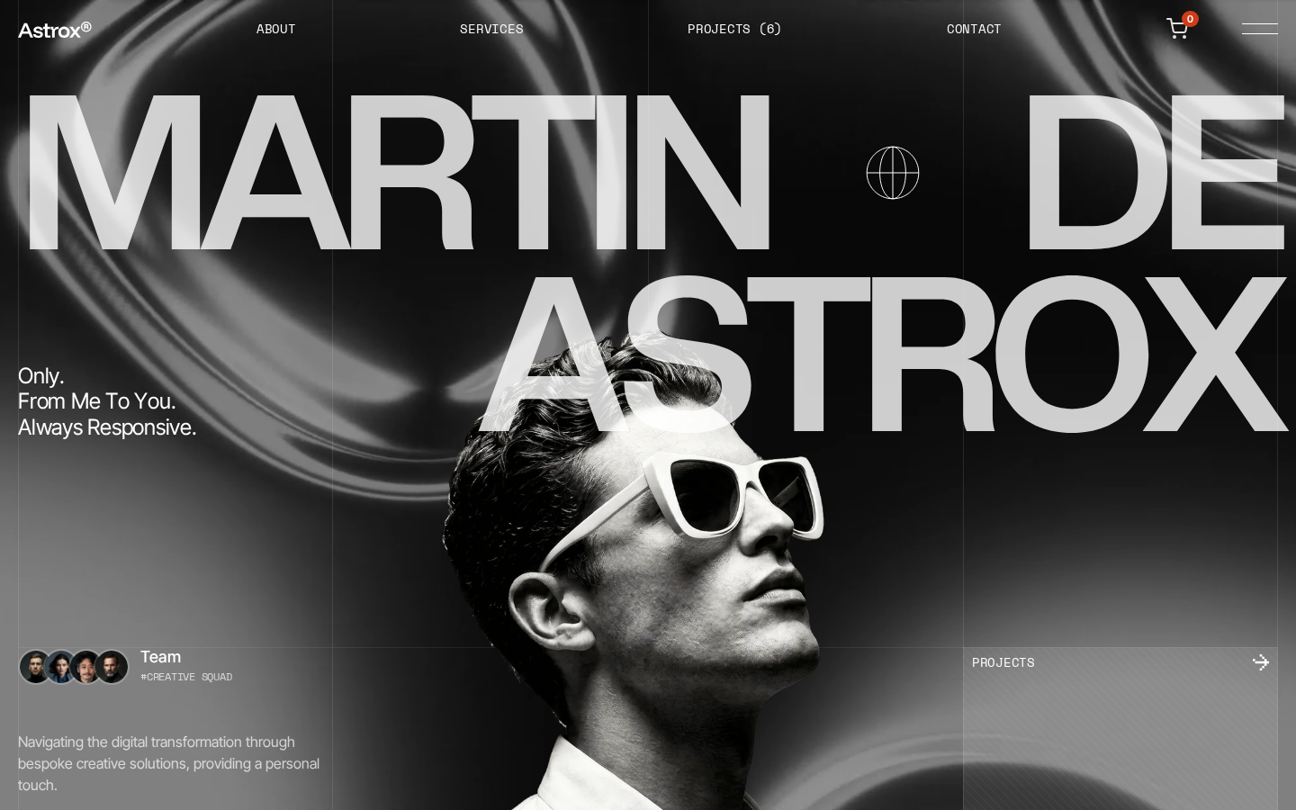 Astrox Studio - Portfolio & Agency Website Template template preview