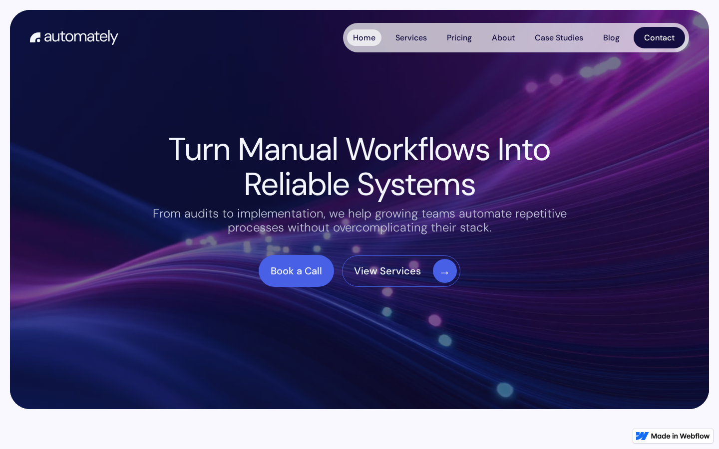 Automately - Technology Website Template template preview