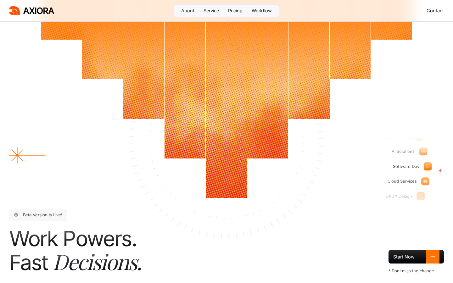 Axiora - Website Template template preview