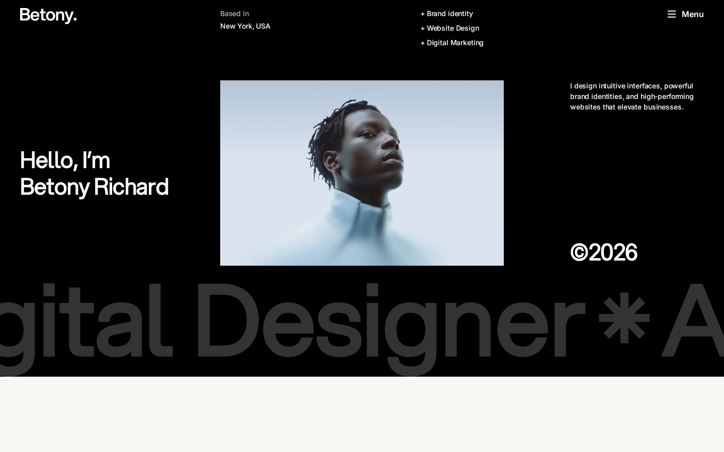 Betony Richard - Website Template template preview