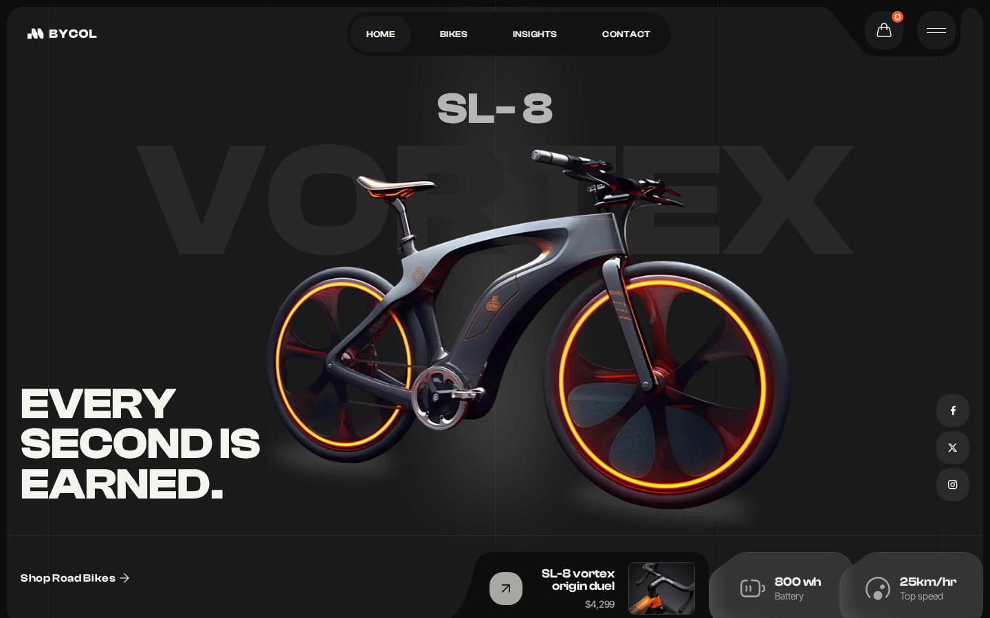 Bycol - Health & Wellness Website Template template preview