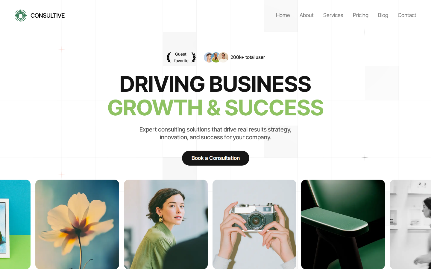 Consultive - Website Template template preview
