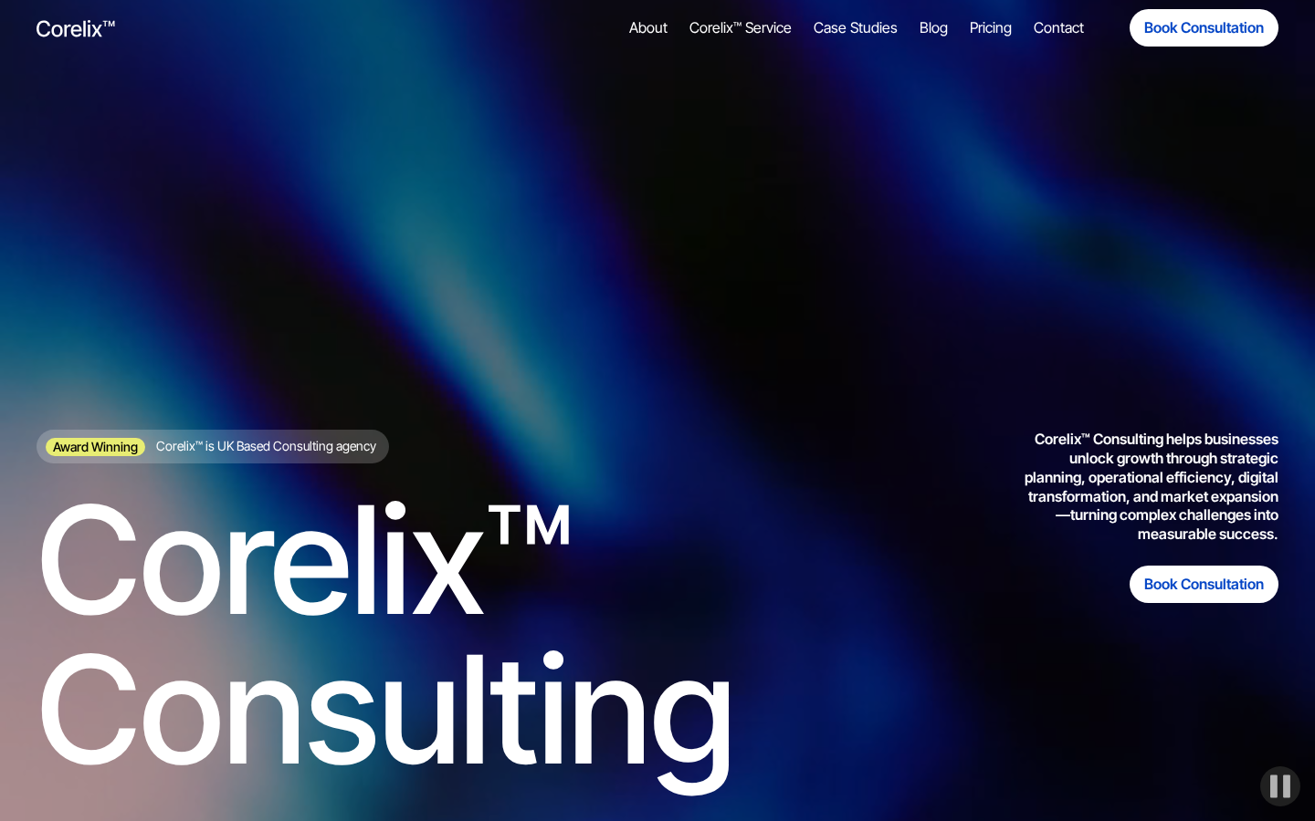 Corelix - Website Template template preview