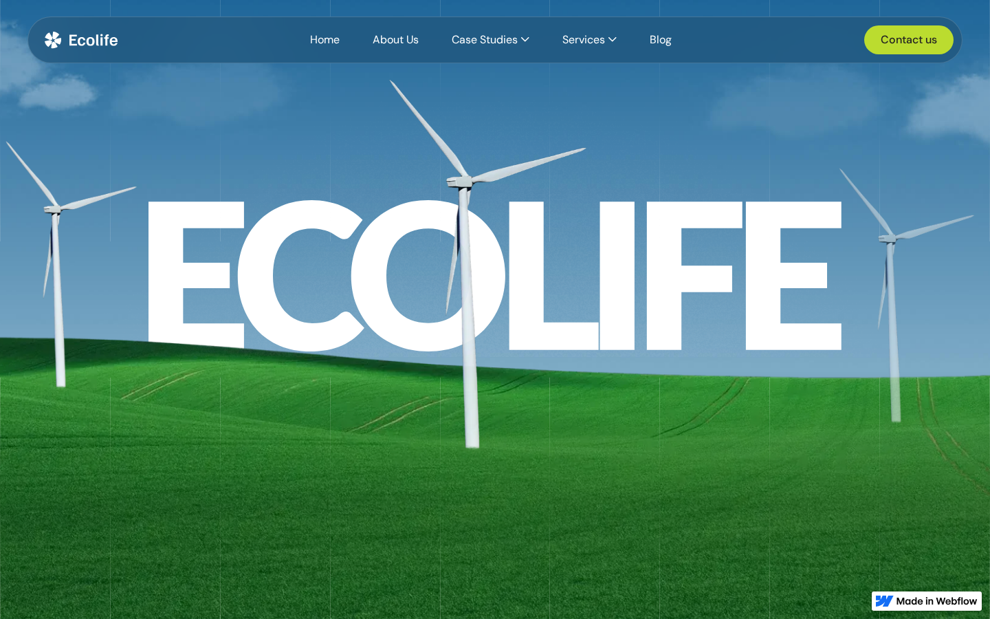 Ecolife - Environment Website Template template preview
