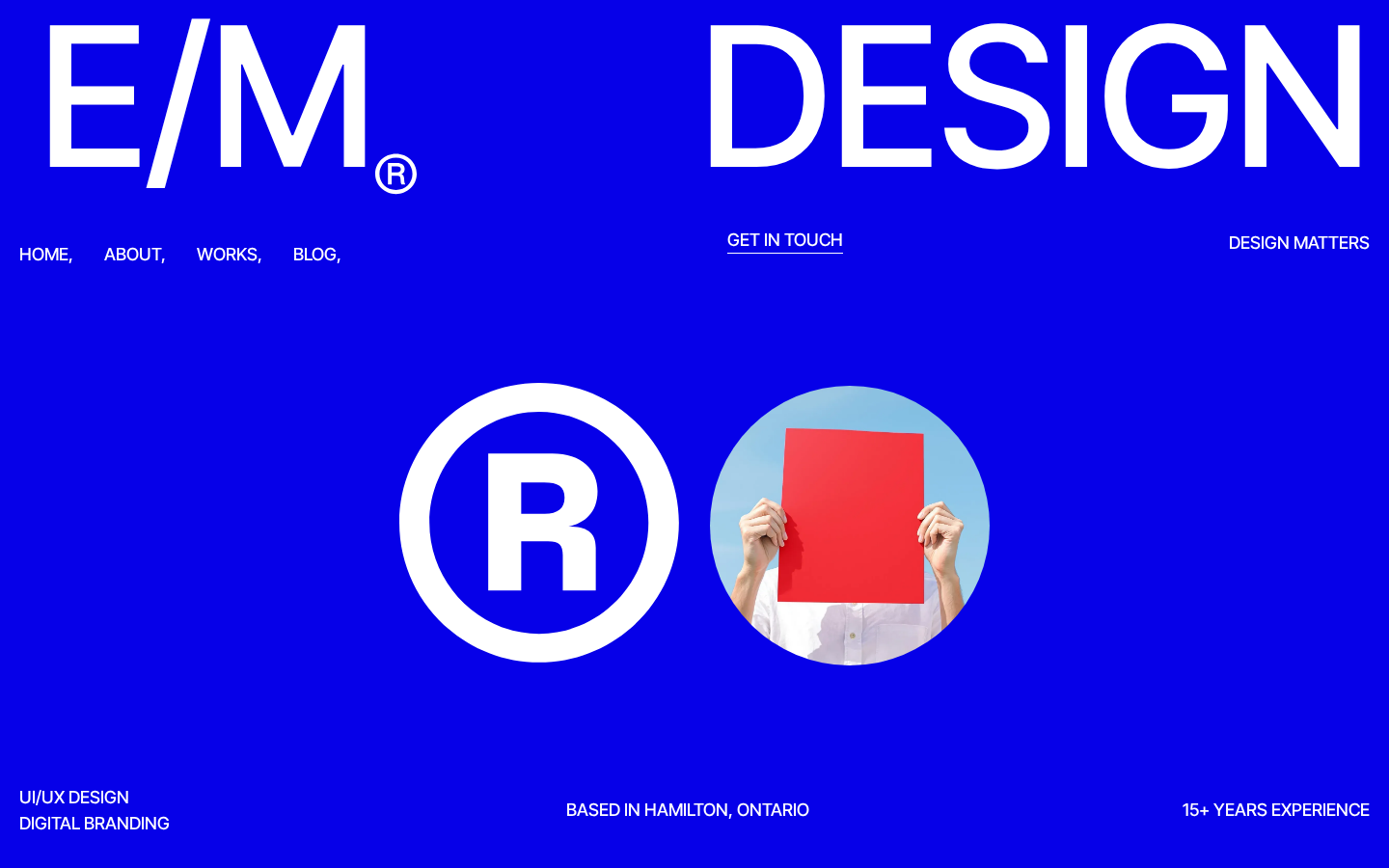 Em Studio - Portfolio & Agency Website Template template preview