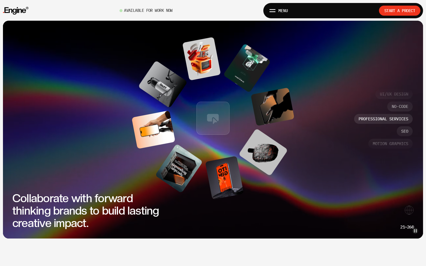 Engine Studio - Website Template template preview