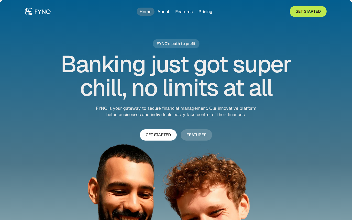 Fyno - Website Template template preview