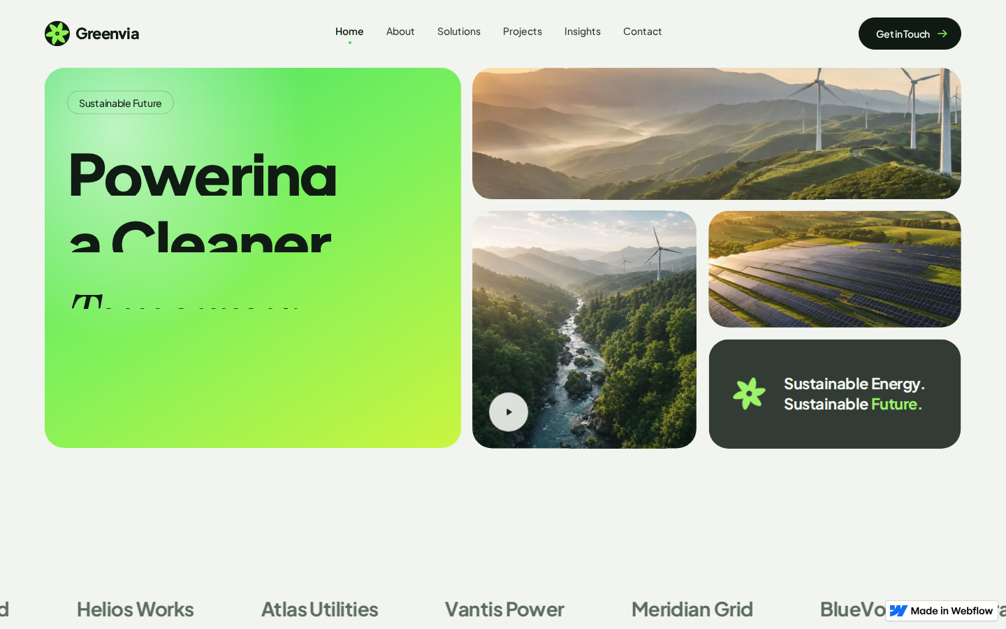Greenvia - Environment Website Template template preview