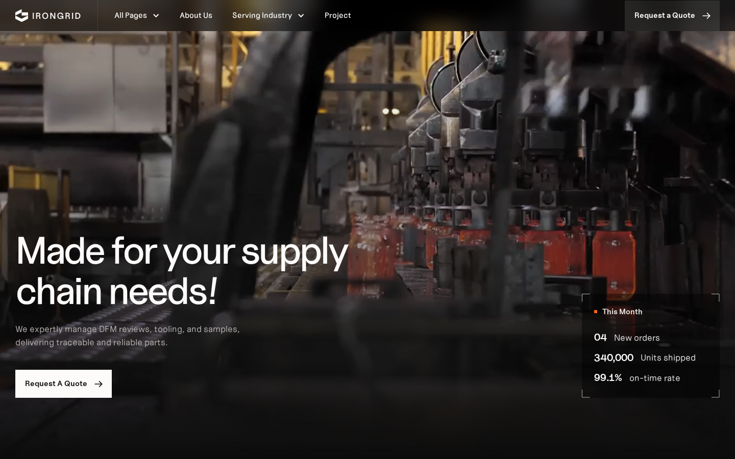 Irongrid - Home Services Website Template template preview