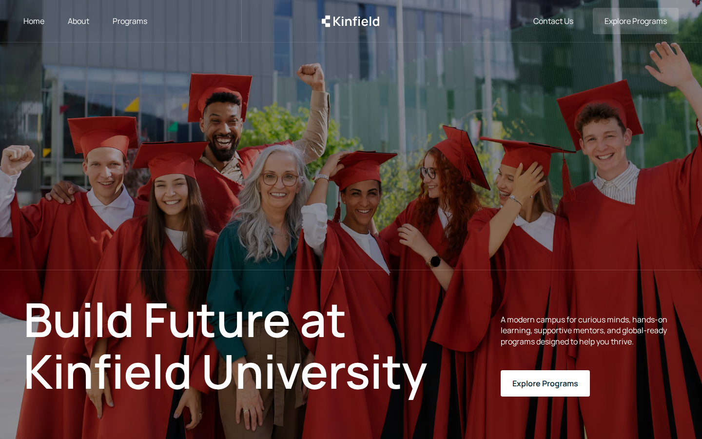 Kinfield - Website Template template preview