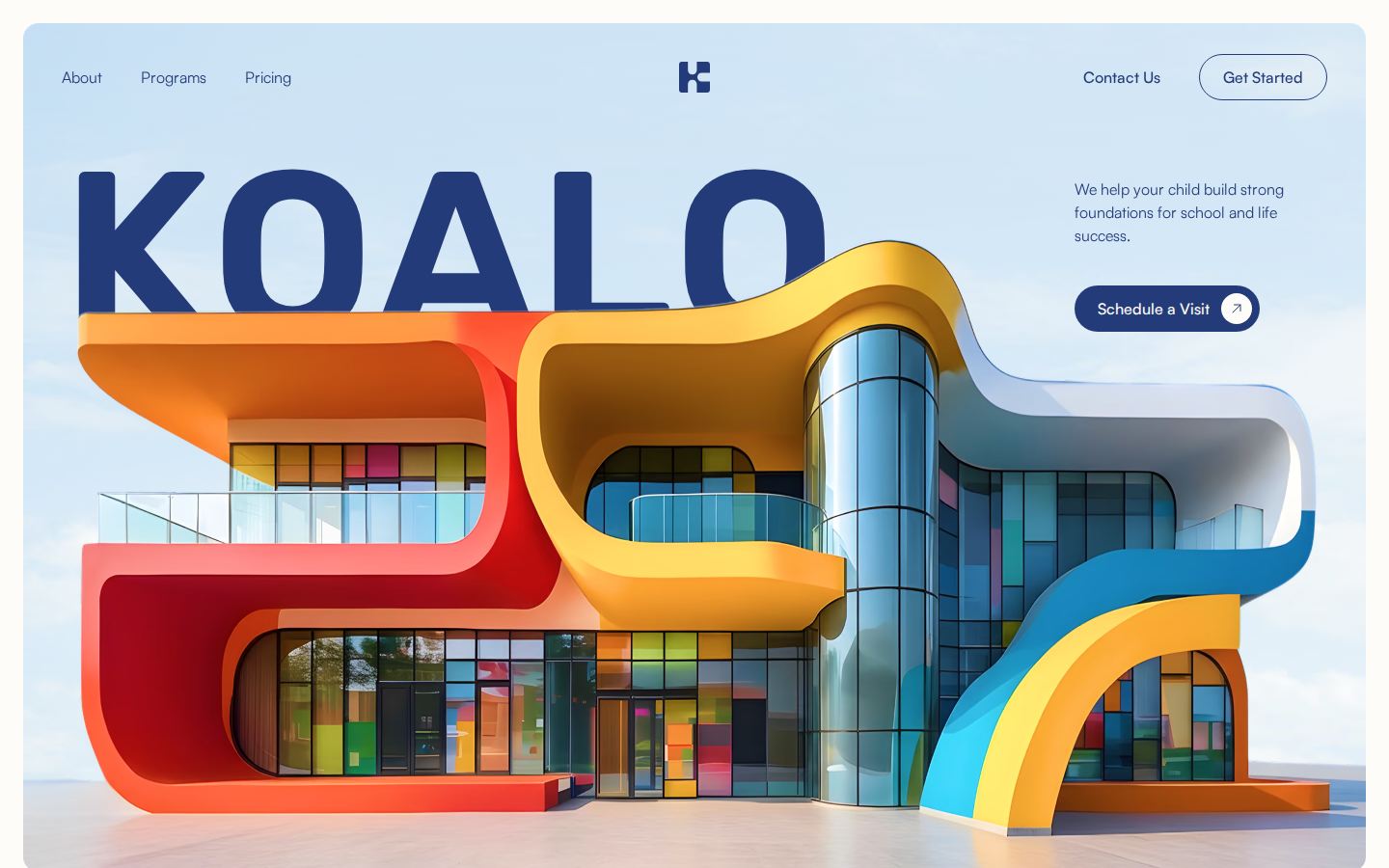 Koalo - Education Website Template template preview