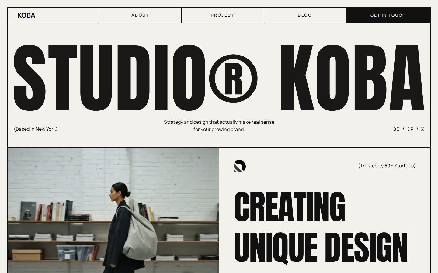 Koba - Website Template template preview