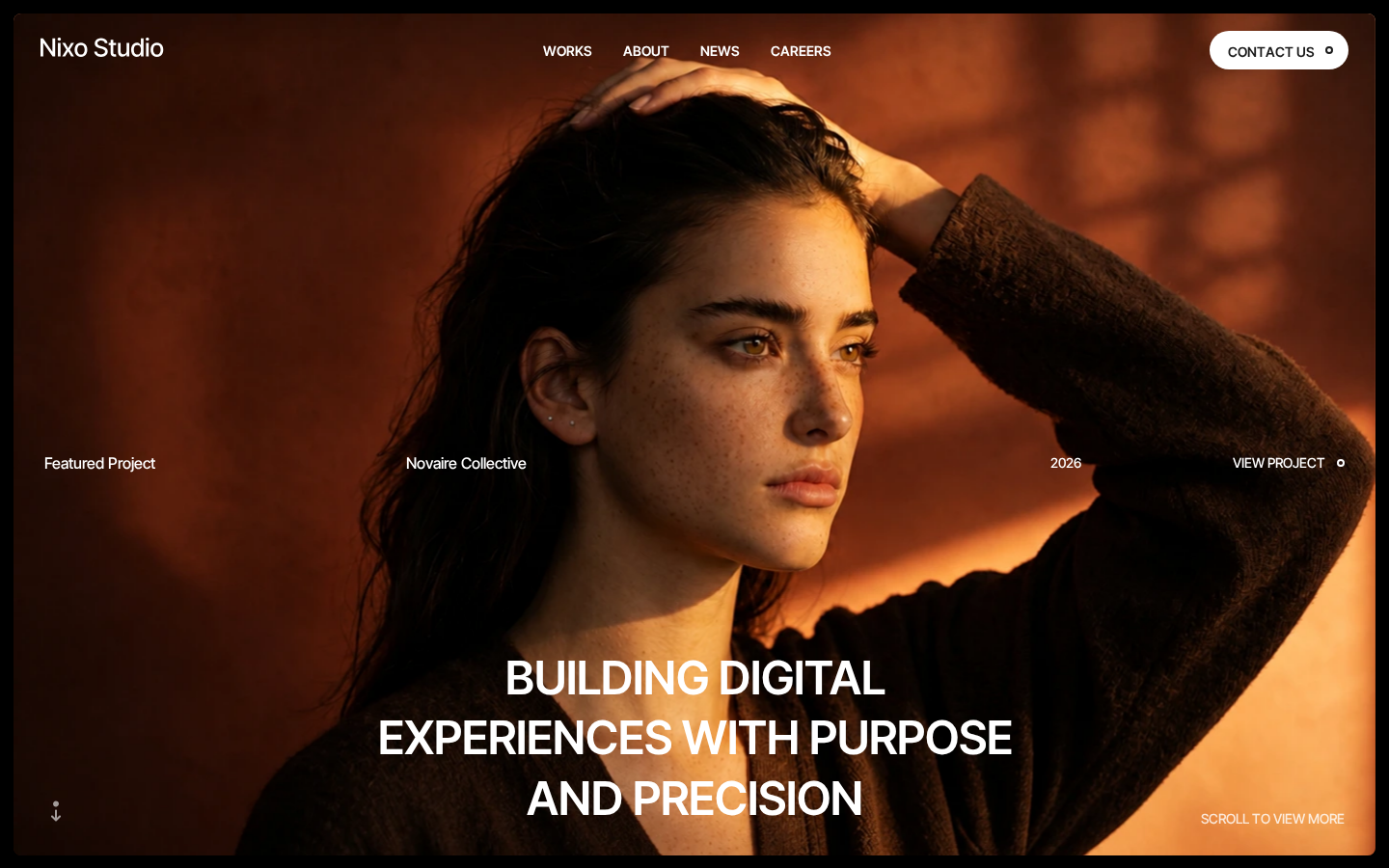 Nixo Studio - Website Template template preview