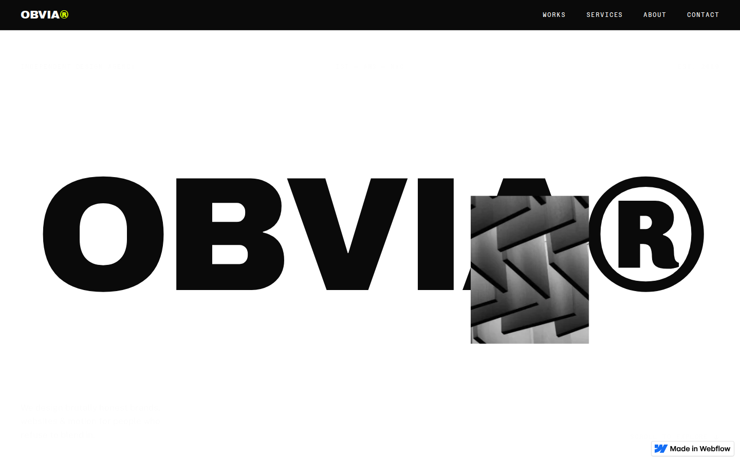 OBVIA - Portfolio & Agency Website Template template preview