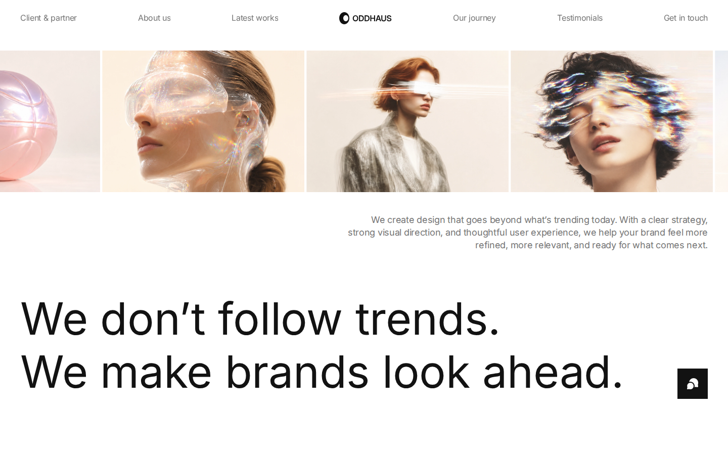 Odd Haus - Portfolio & Agency Website Template template preview