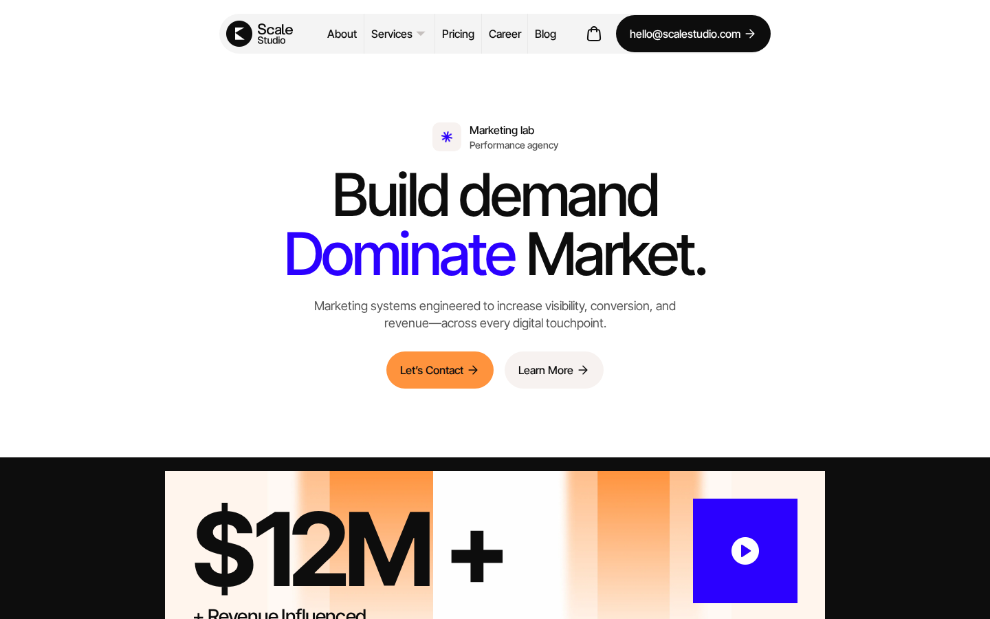 Scalestudio - Professional Services Website Template template preview