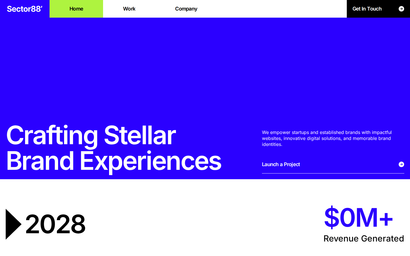 Sector88 - Professional Services Website Template template preview
