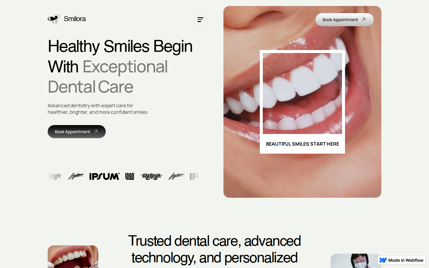 Smilora - Medical Website Template template preview