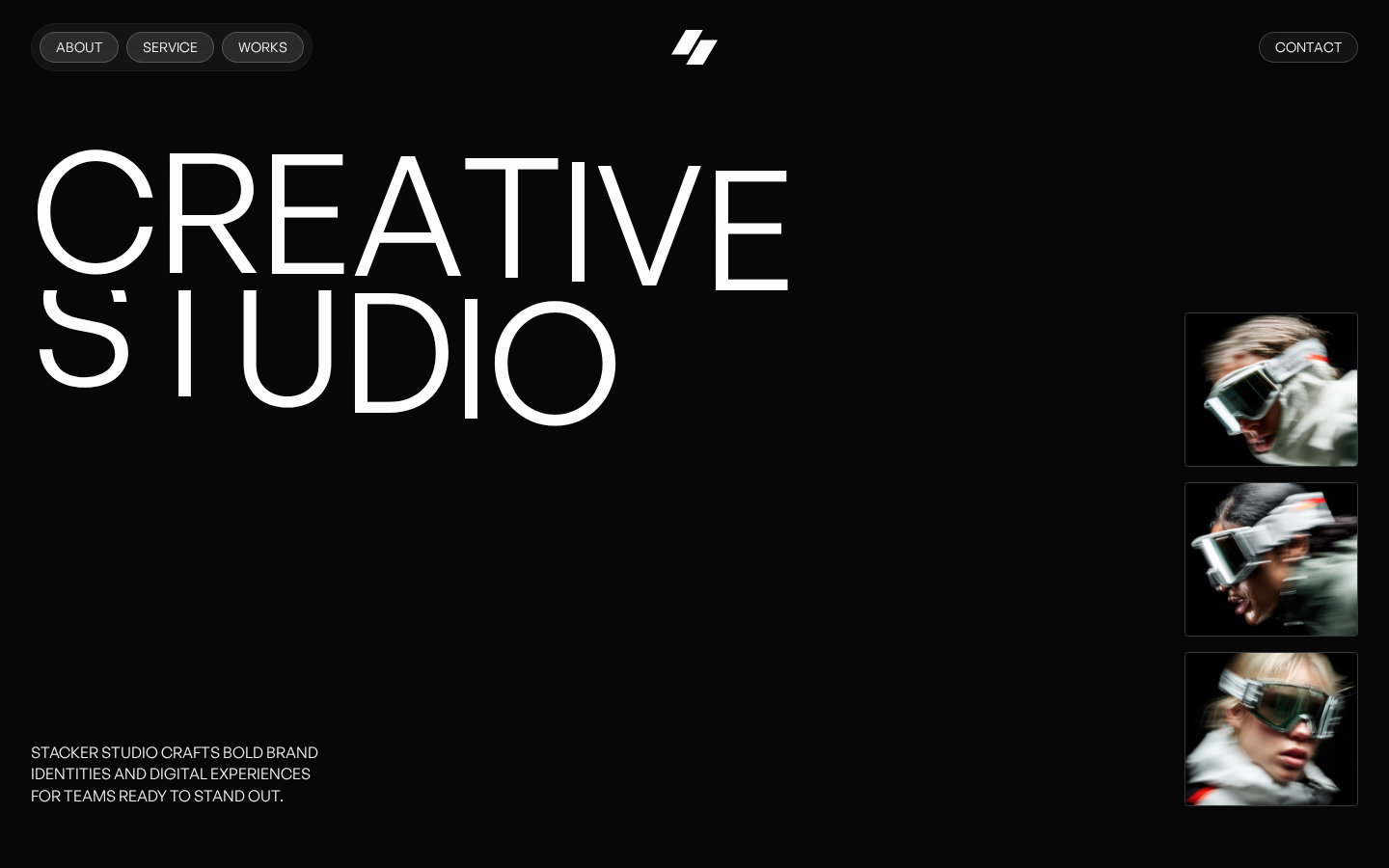 Stacker Studio - Website Template template preview