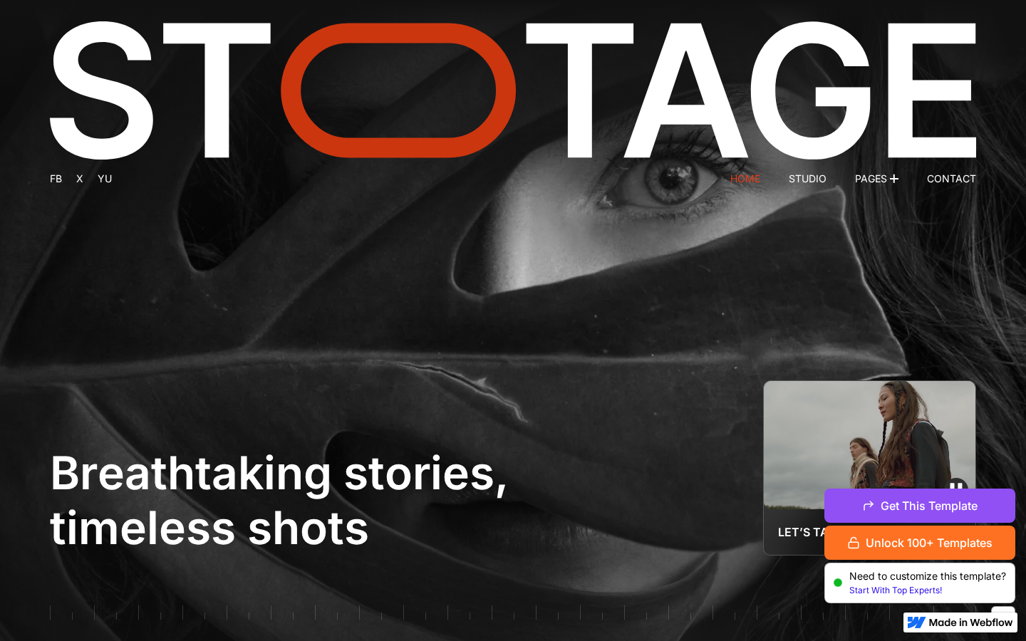 Stotage - Website Template template preview
