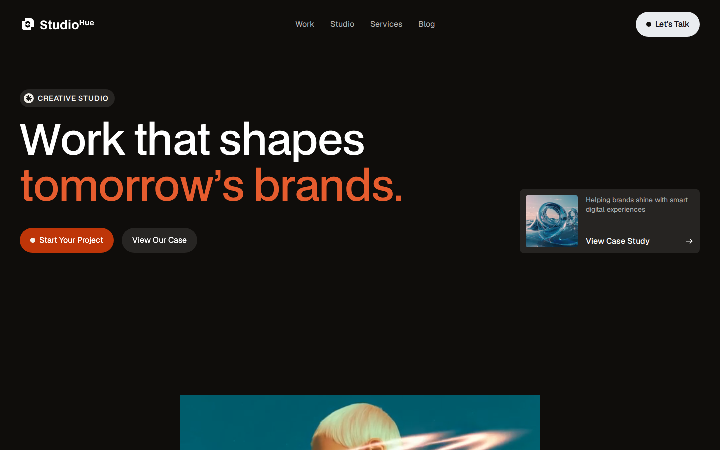 StudioHue - Website Template template preview