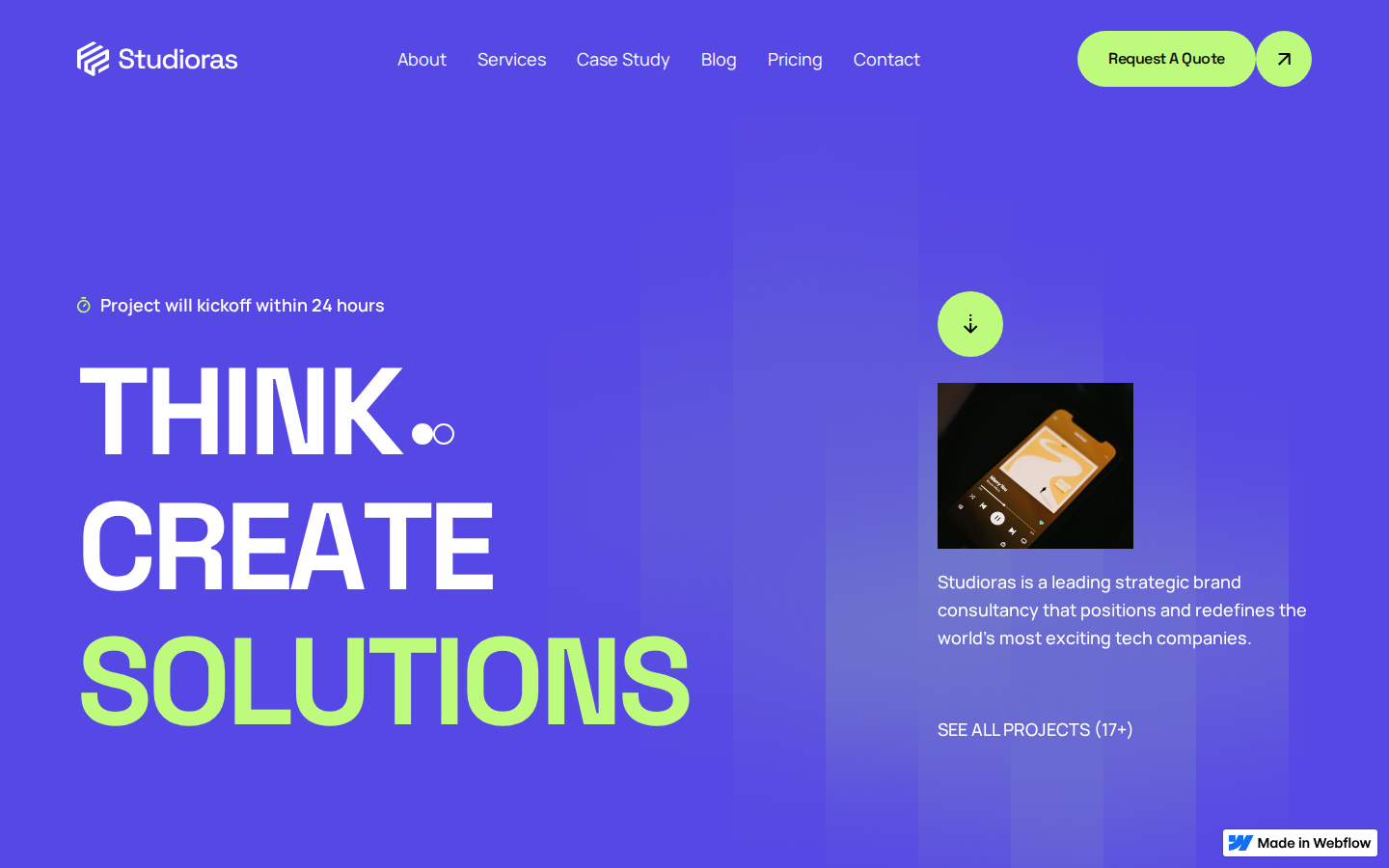 Studiores - Website Template template preview