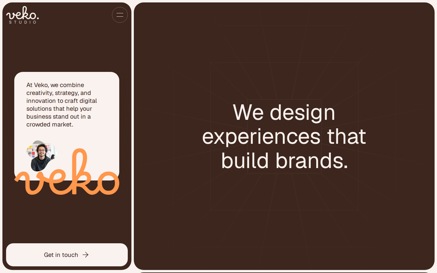 Veko - Portfolio & Agency Website Template template preview