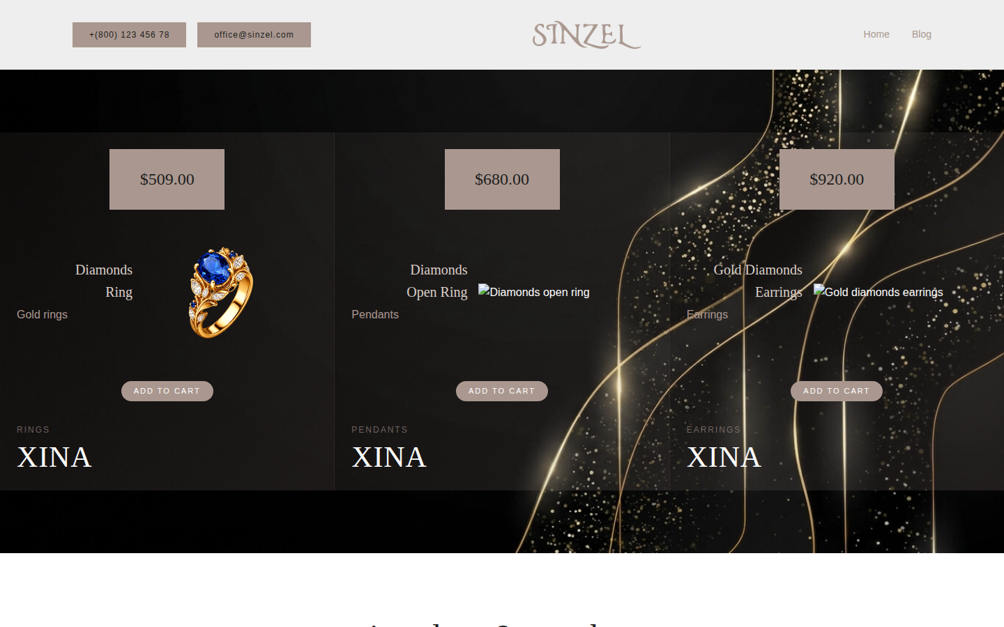 iConvert Jewelry template preview
