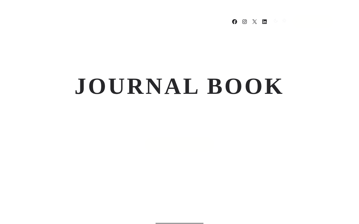 Journal Book template preview